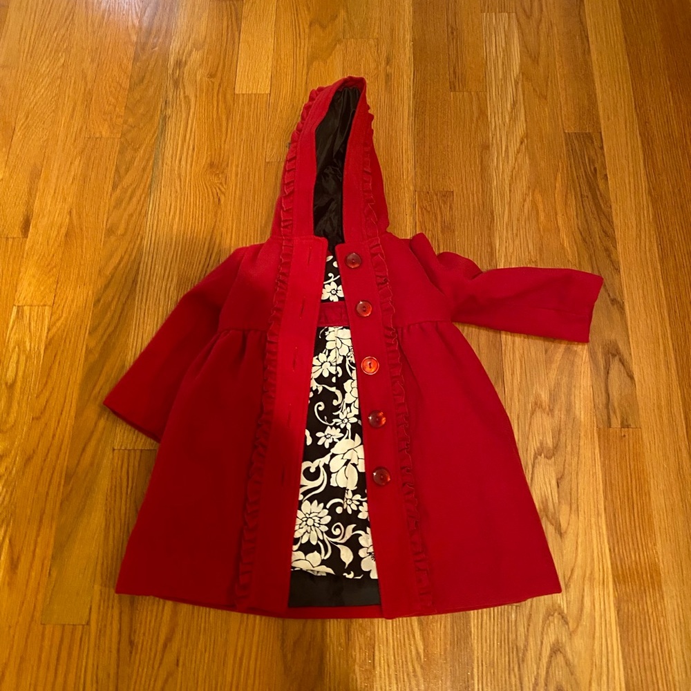 Holiday  Toddler dress & coat  18 months